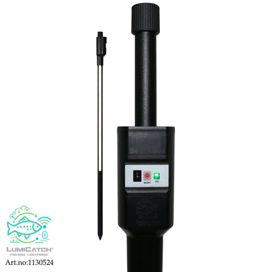 LumiCatch Base outdoor smart light with control buttons, designed for anglers and outdoor enthusiasts.